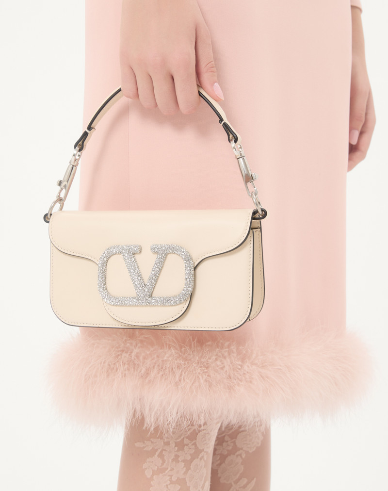VALENTINO GARAVANI LOCÒ SMALL SHOULDER BAG WITH JEWEL LOGO 2
