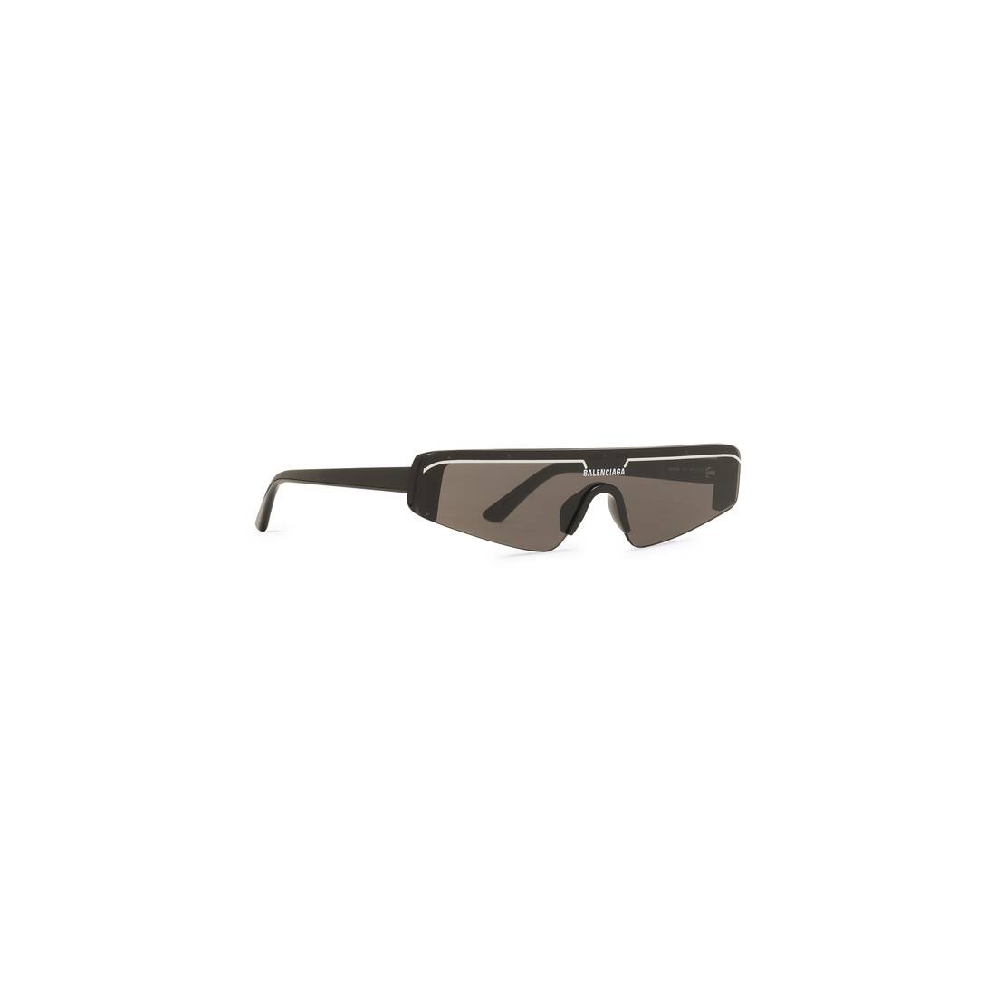 Ski Rectangle Sunglasses in Black - 2