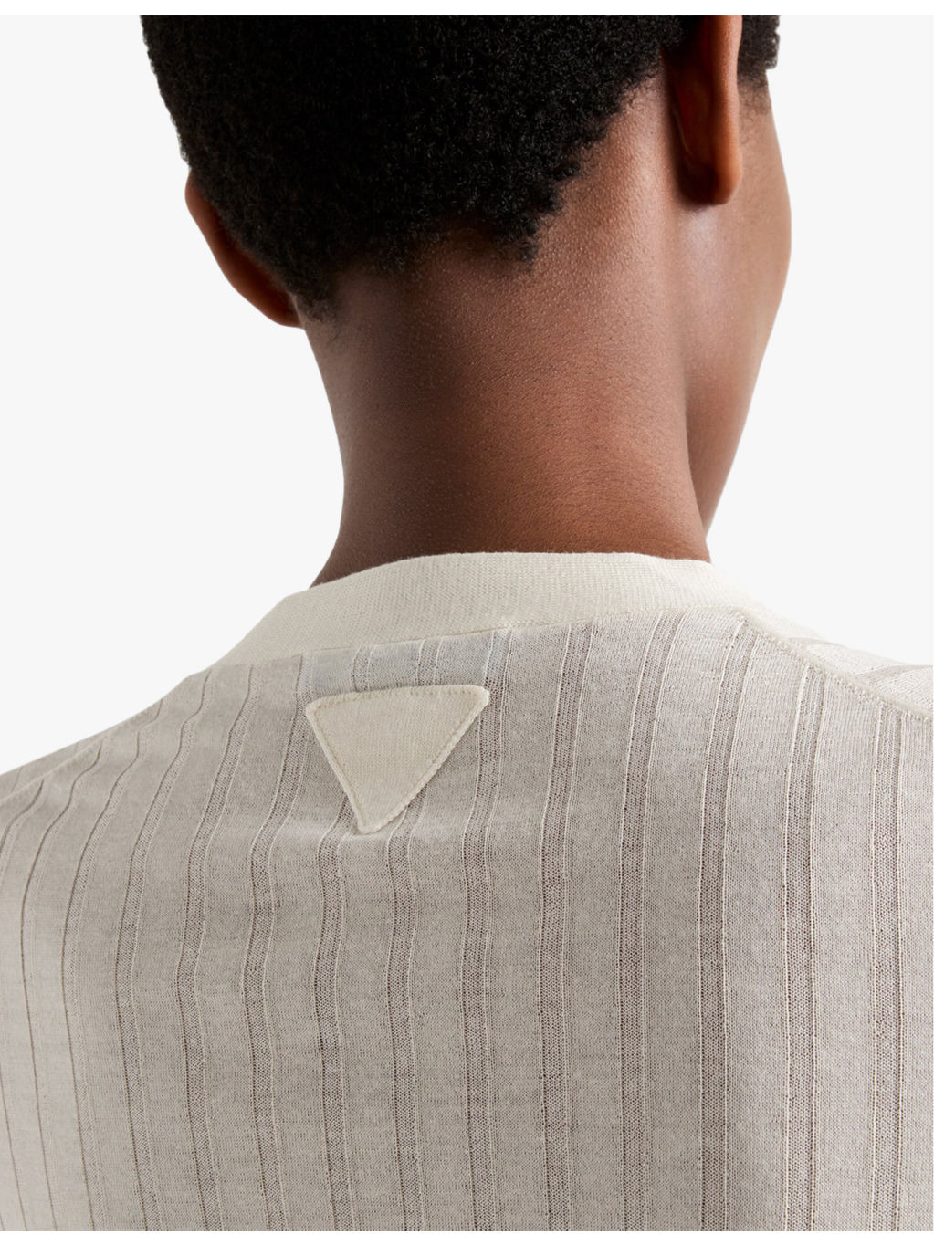 V-neck ribbed cashmere and silk cardigan - 5