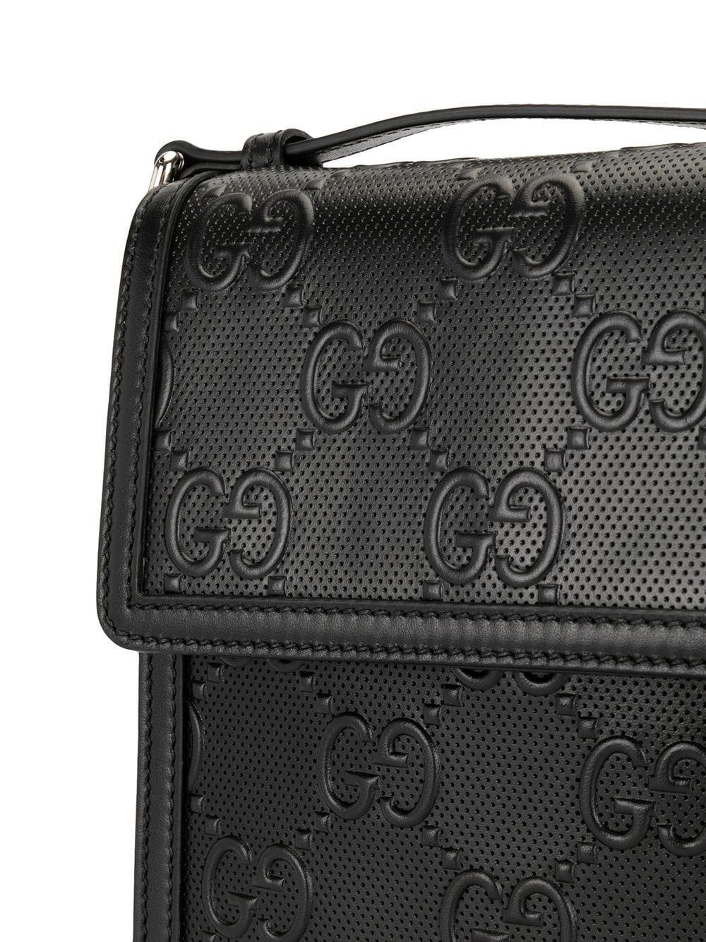 embossed GG Supreme crossbody bag - 4