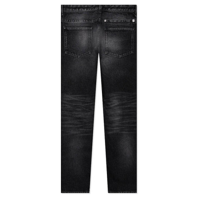 Givenchy GIVENCHY SLIM FIT DENIM W/ ZIPS - BLACK/WHITE outlook