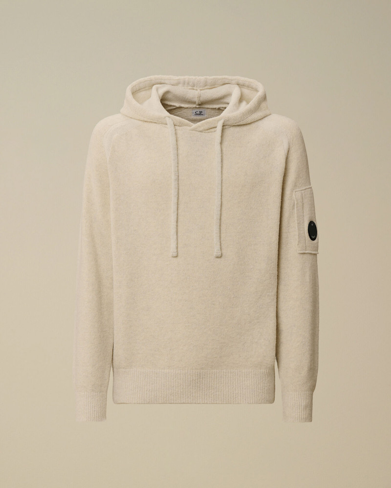 Fleece Knit Hooded Sweater 1