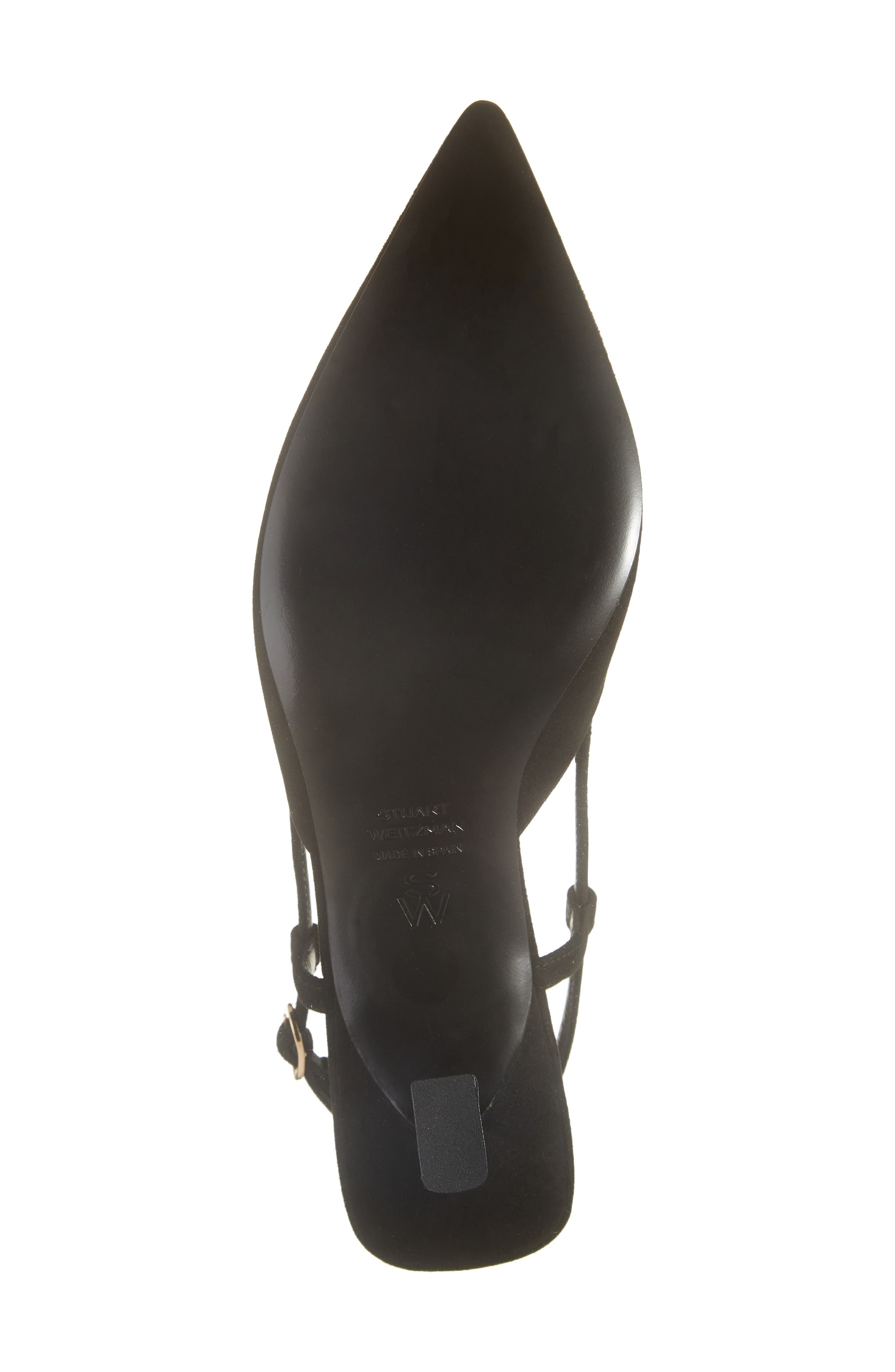 Stuart Weitzman Vinnie 50 Slingback Pump in Black at Nordstrom - 6
