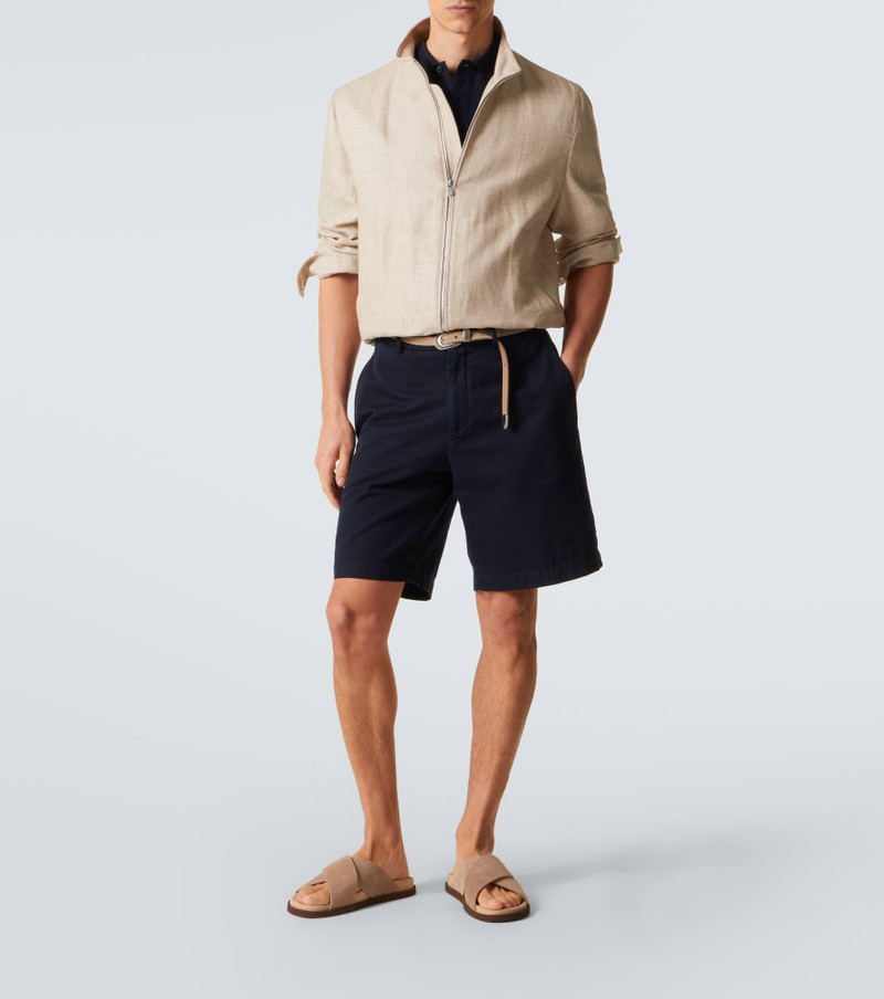 Brunello Cucinelli Suede slides outlook