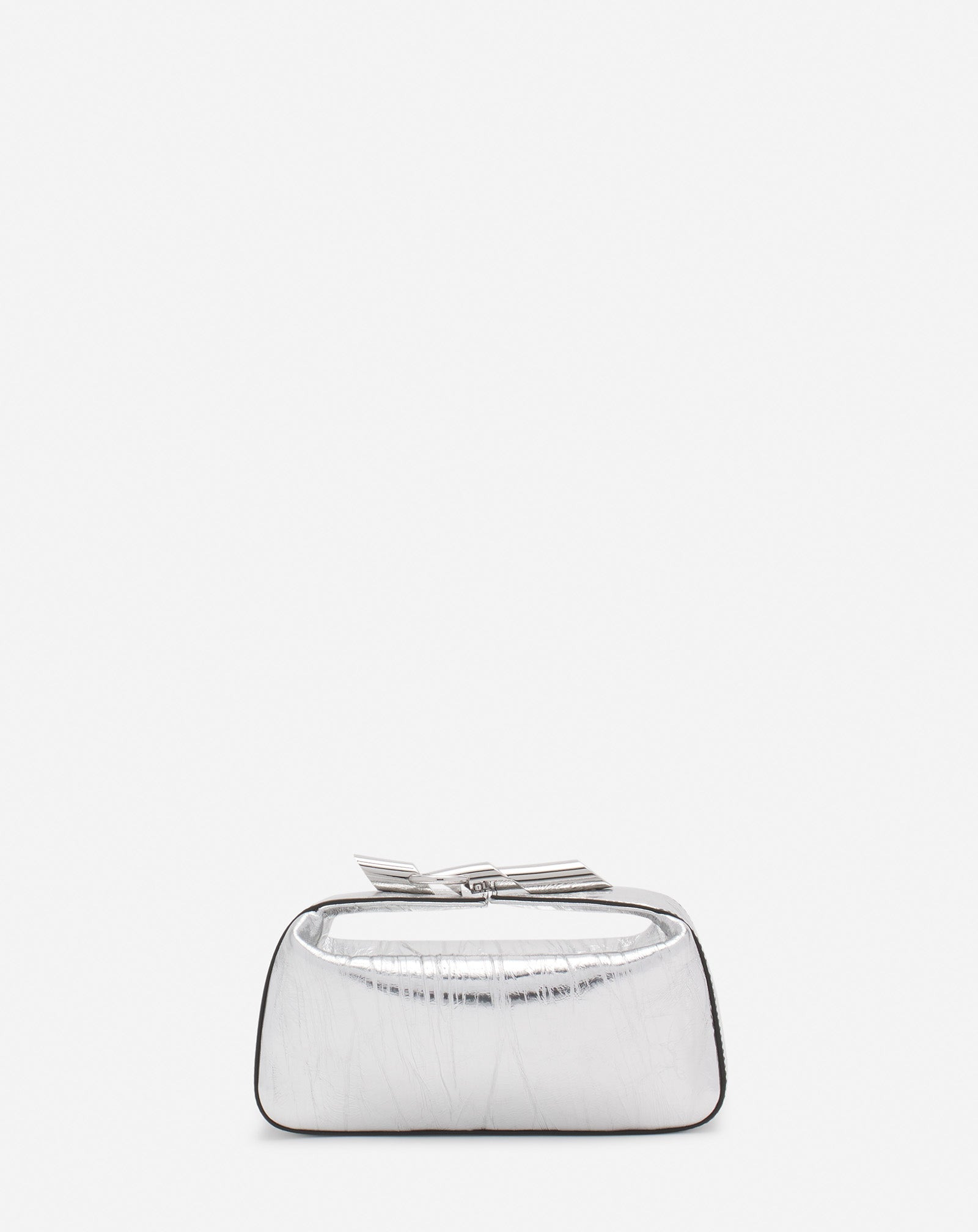 HAUTE SÉQUENCE CLUTCH BAG IN METALLIC LEATHER - 4