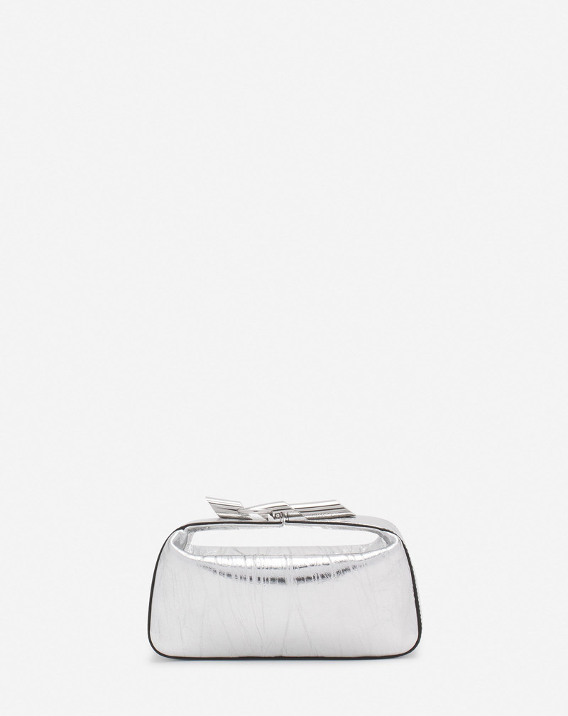 HAUTE SÉQUENCE CLUTCH BAG IN METALLIC LEATHER 4