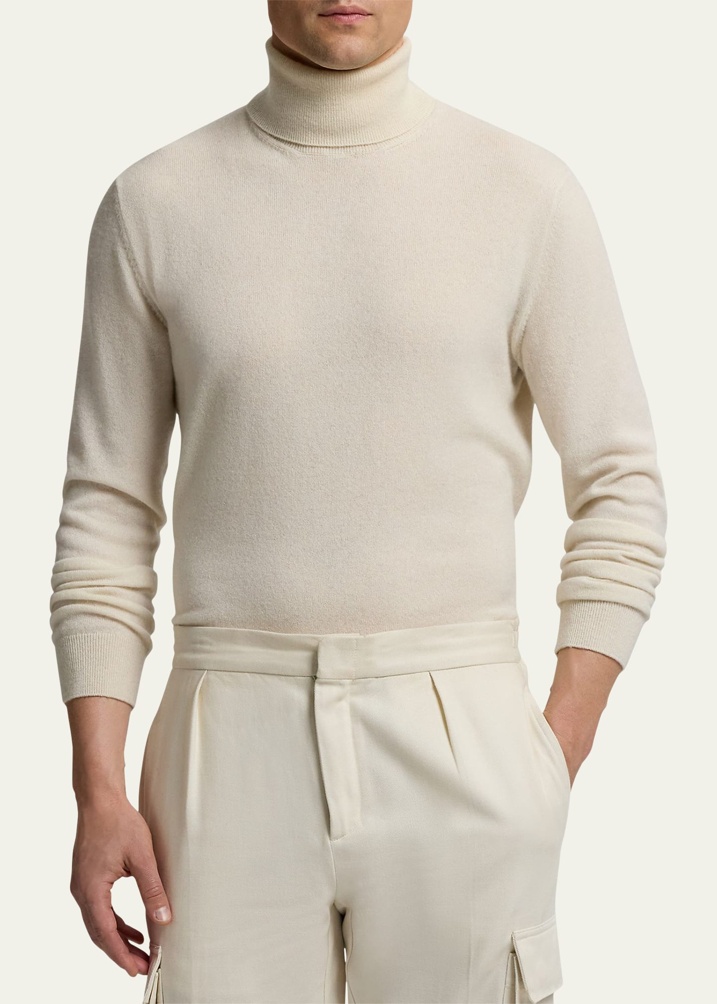 Men's Cashmere Slim-Fit Turtleneck Sweater - 4