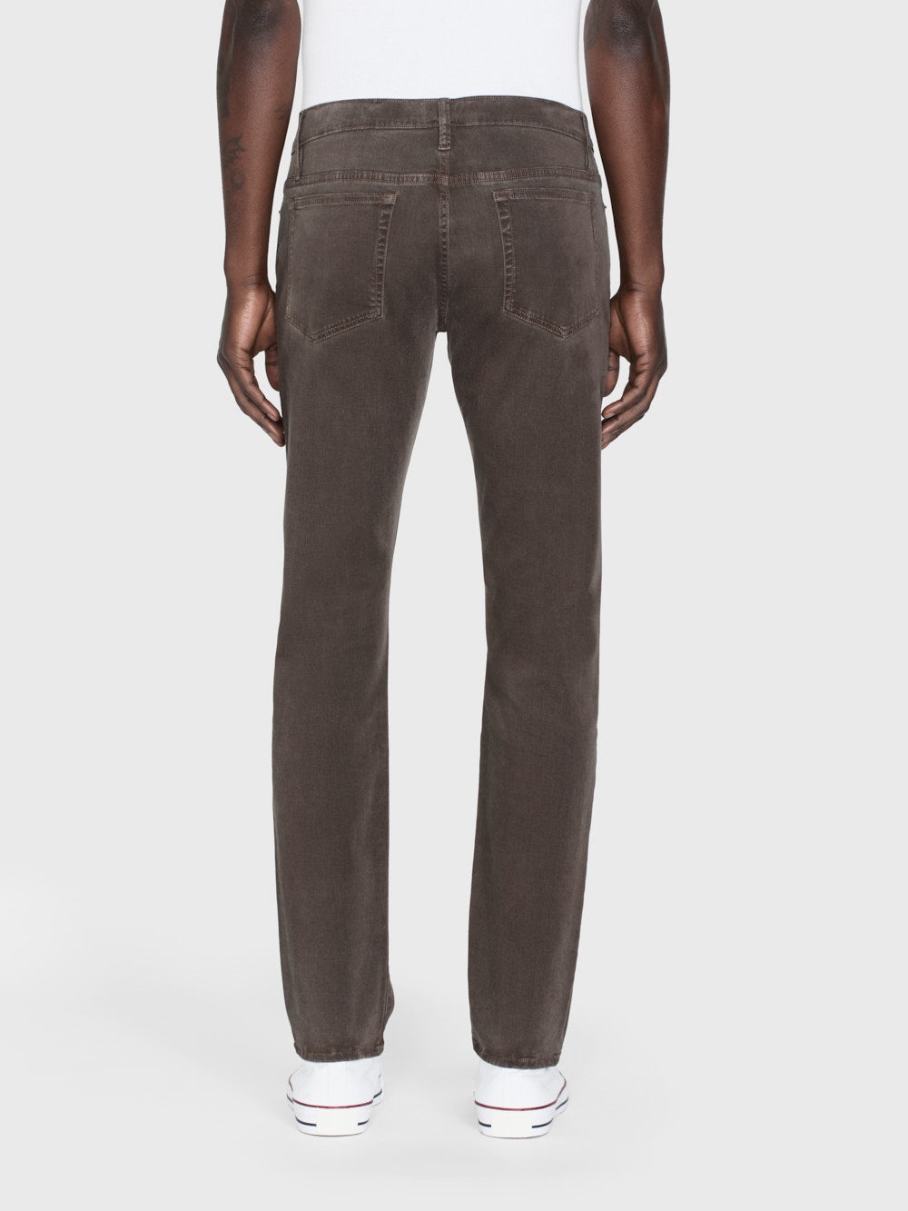 L'Homme Slim Brushed Twill in Mocha - 5