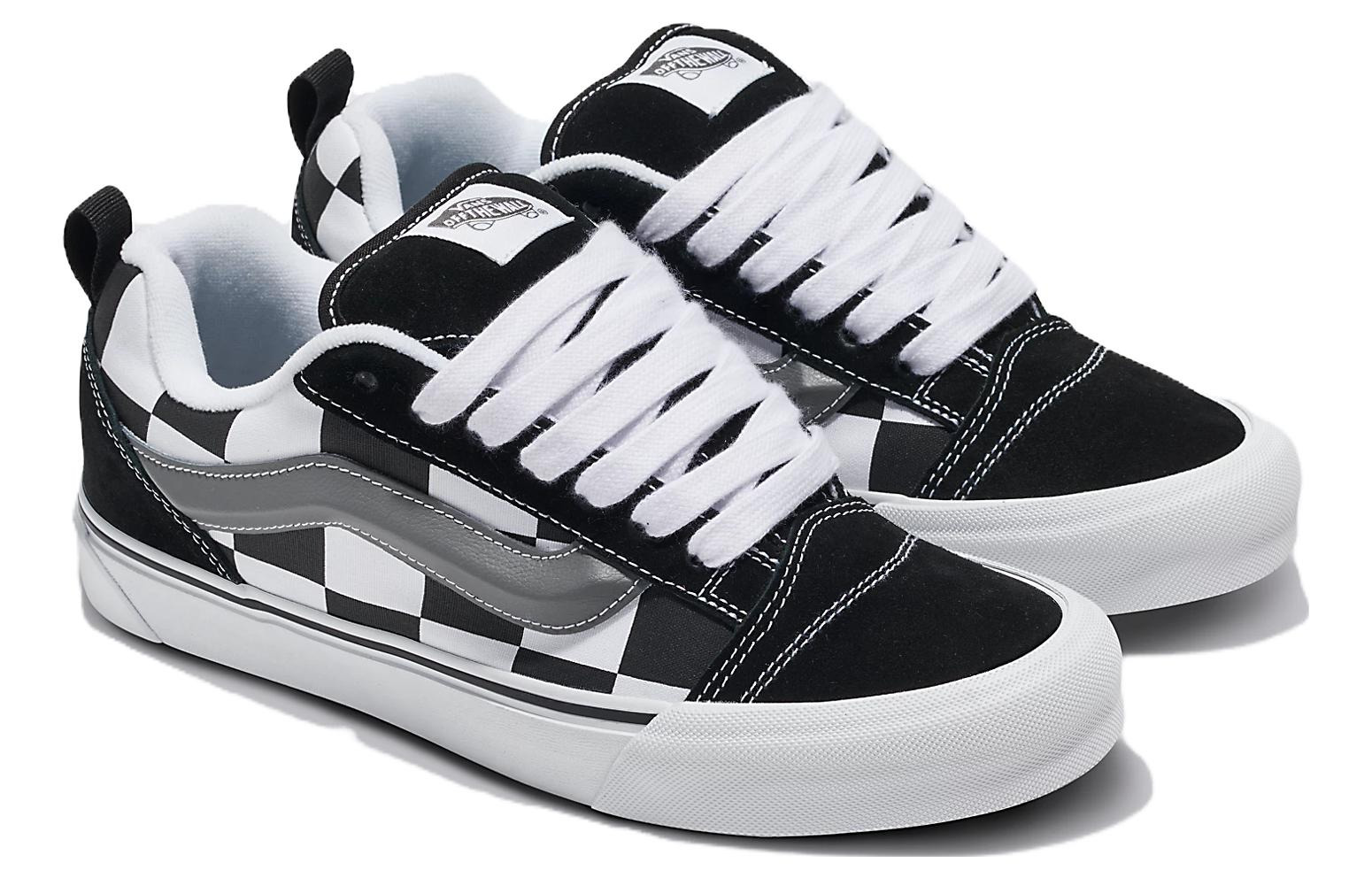 Vans Knu Skool Mega Check 'Black White' VN0009QCCJJ - 2