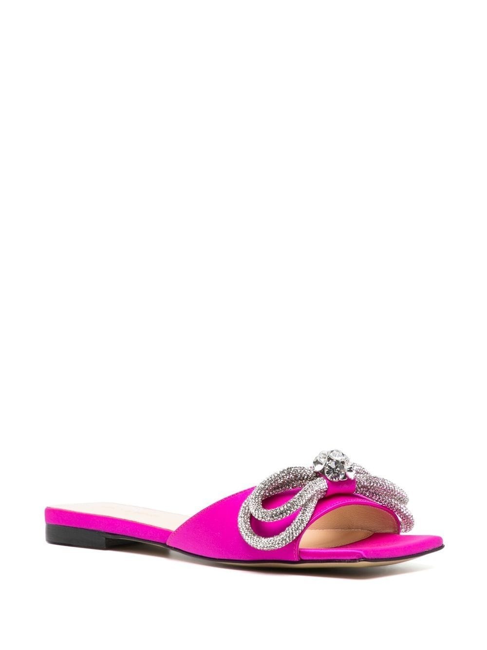 Double Bow flat sandals - 2