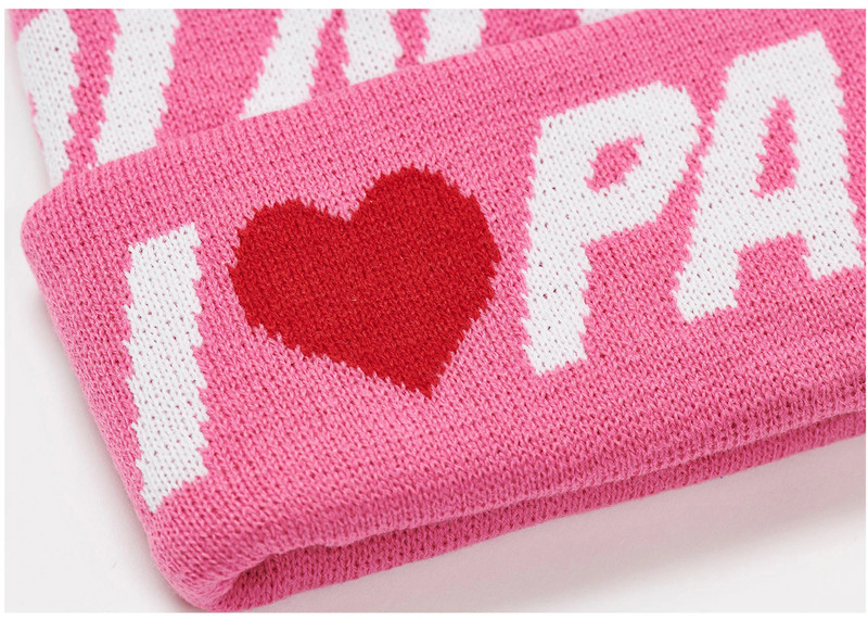 PALACE Palace I Love Palace Beanie Fruity Pink outlook