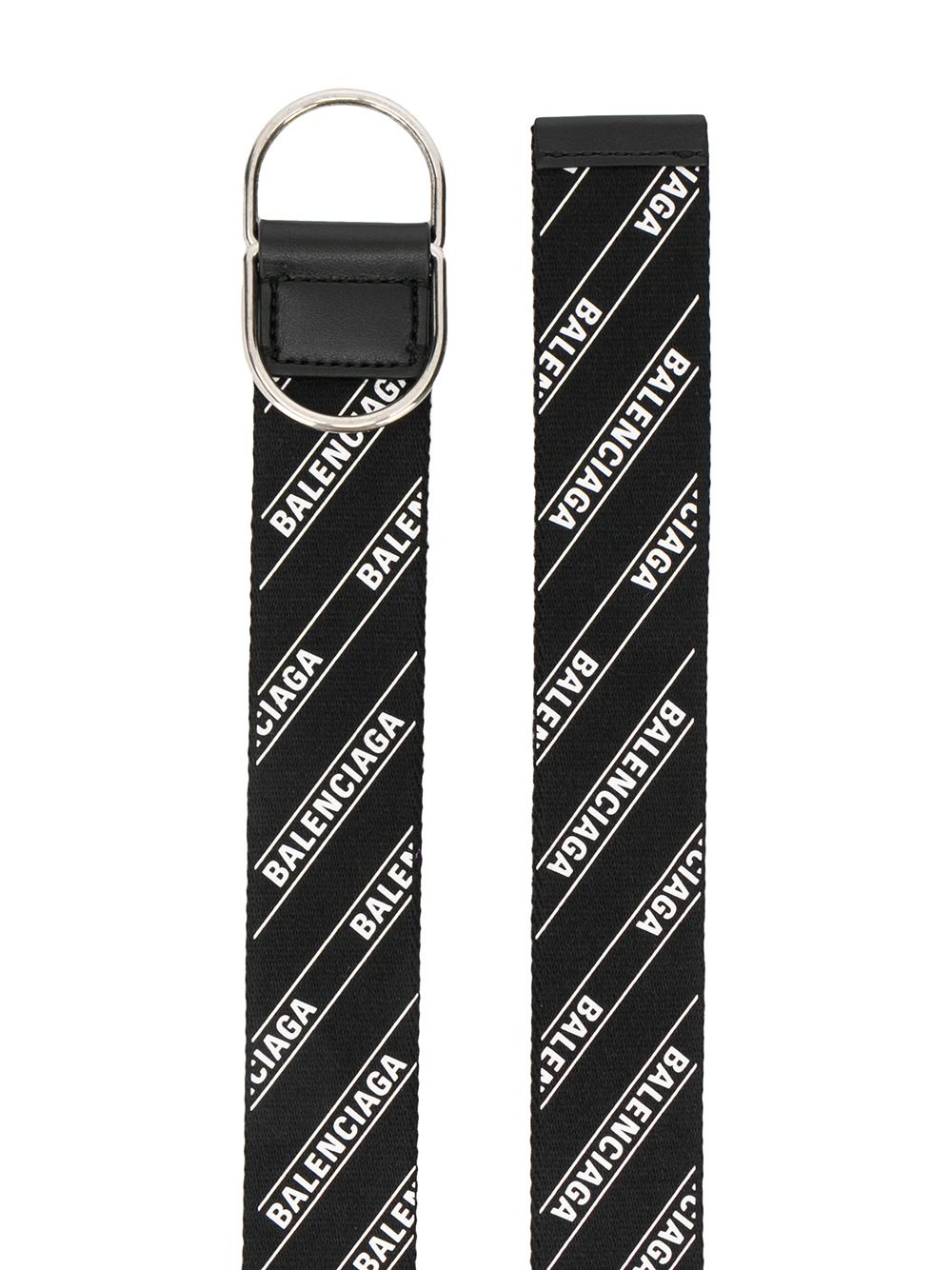 D-ring repeat logo pattern belt - 2