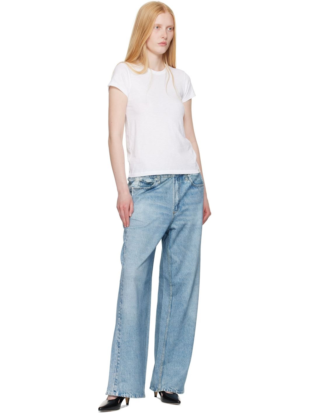 White 'The Slub' T-shirt - 4