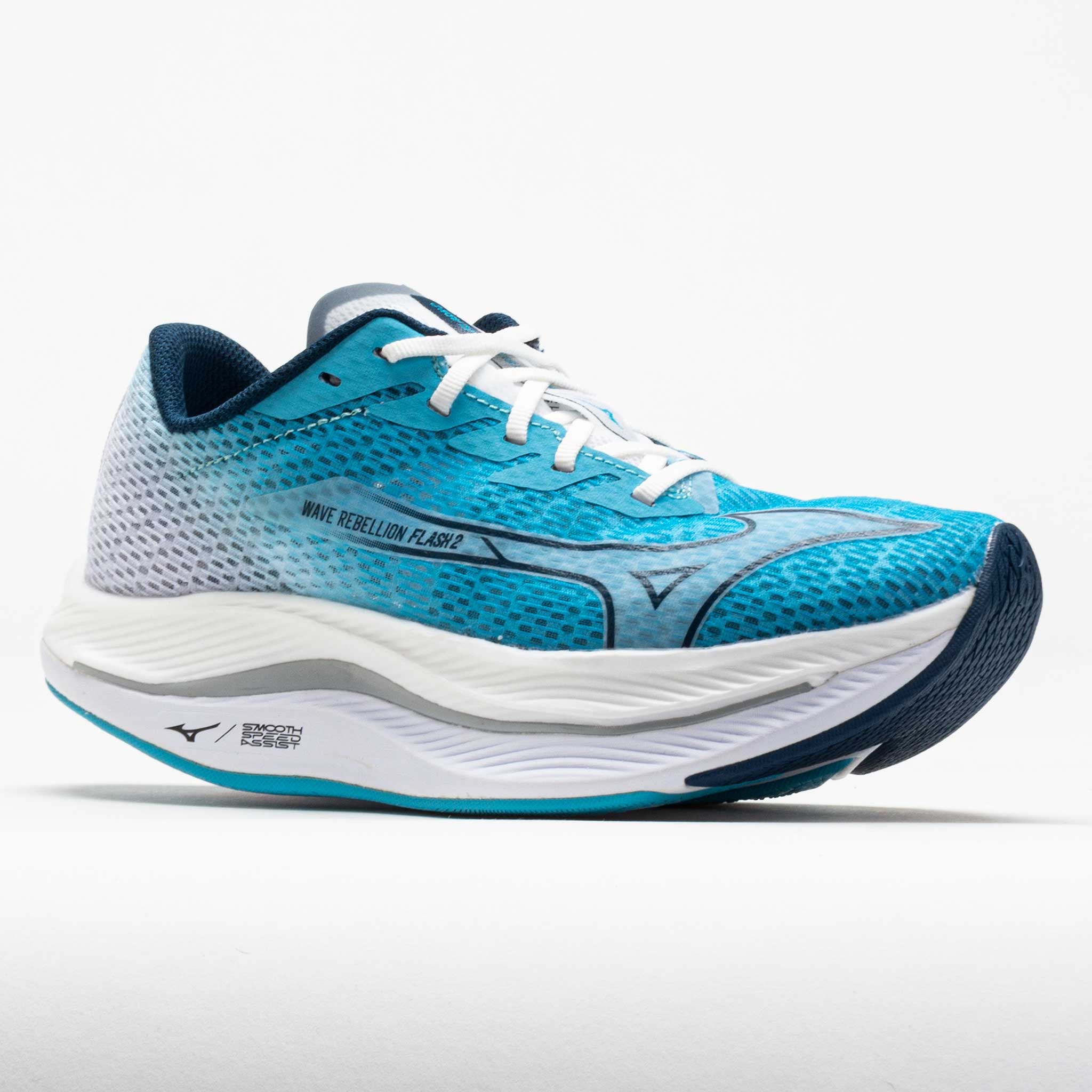 Mizuno Wave Rebellion Flash 2 Women's River Blue/Blue Wing Teal - 5