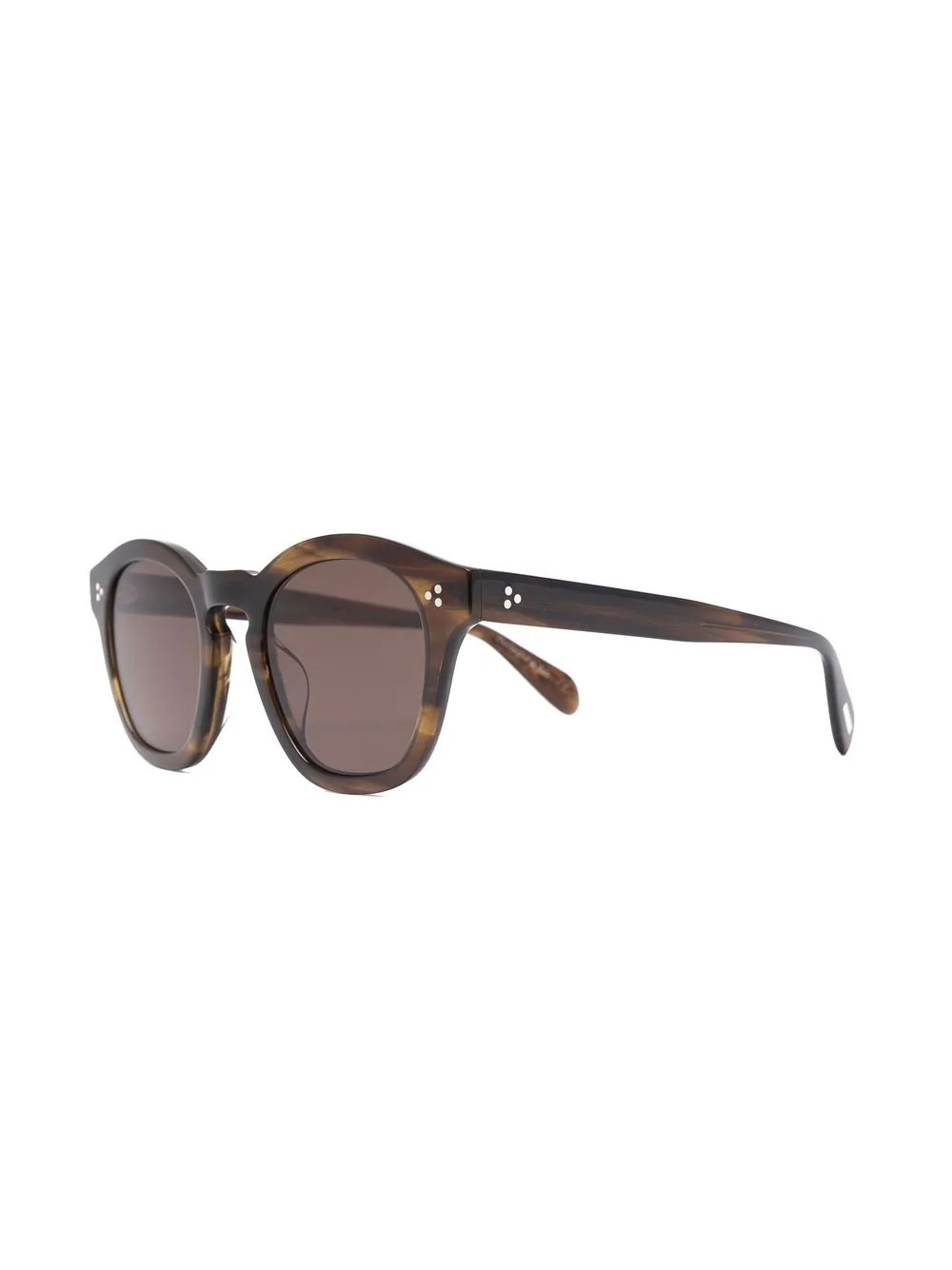 tortoiseshell-effect square sunglasses - 2