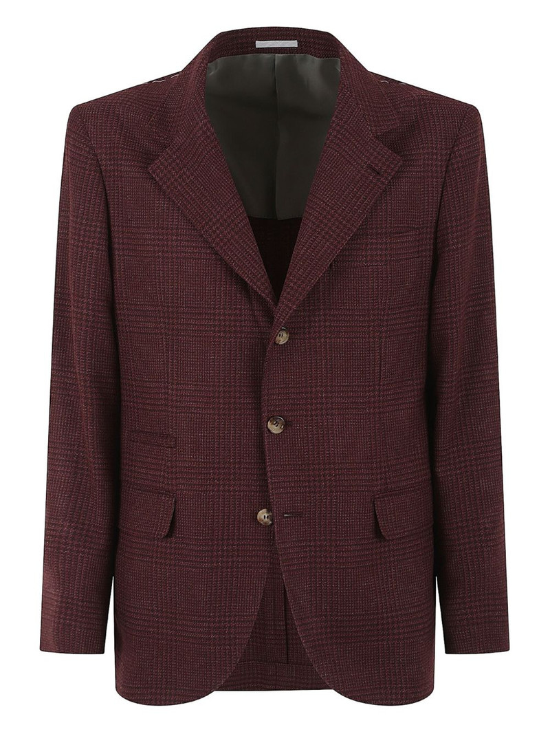 check-pattern blazer 1