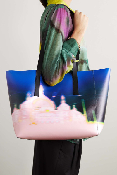 Dries Van Noten Printed PVC tote outlook