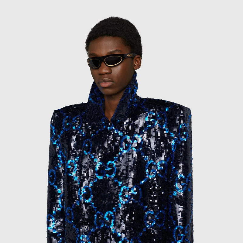 The Hacker Project GG sequin coat 6