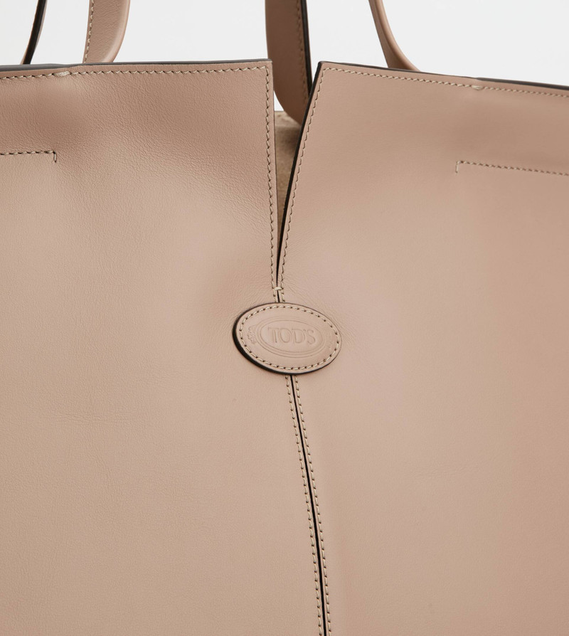 TOD'S DI BAG FOLIO IN LEATHER MEDIUM-SMALL - BEIGE 6