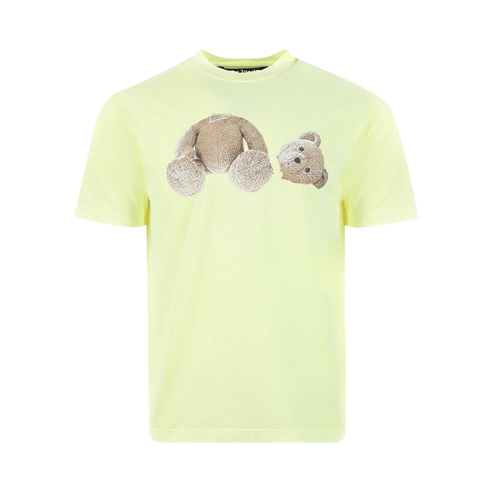 Palm Angels Bear Classic Tee 'Yellow Fluorescent' - 1