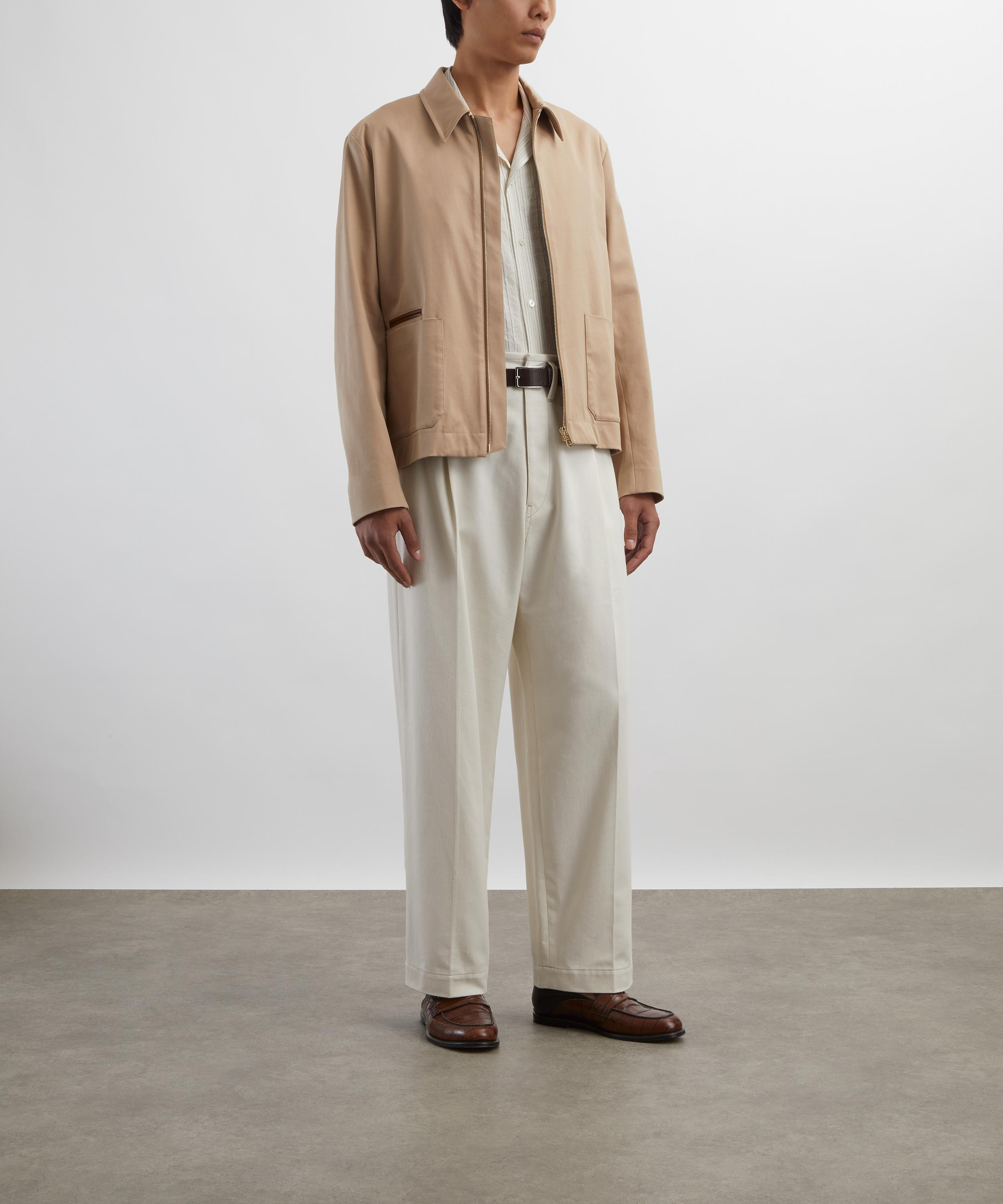 Beige Harrington Jacket - 2