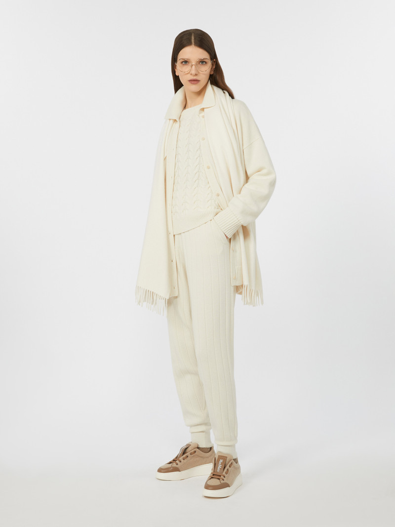 Max Mara BULL Wool and cashmere shirt jacket outlook
