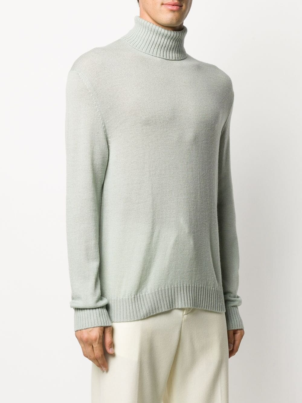 turtleneck wool jumper - 3