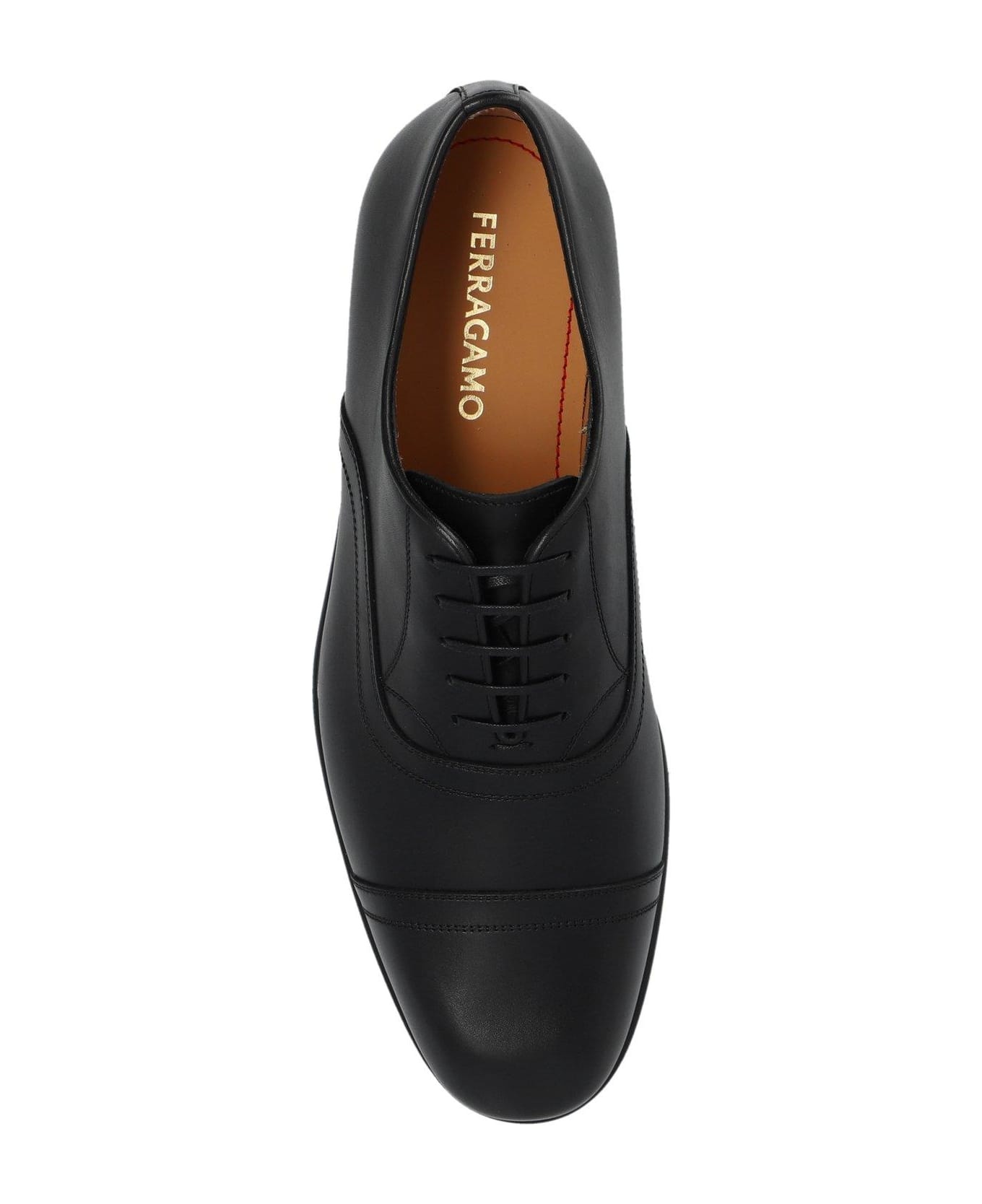 Toe Cap Oxford Shoes - 4