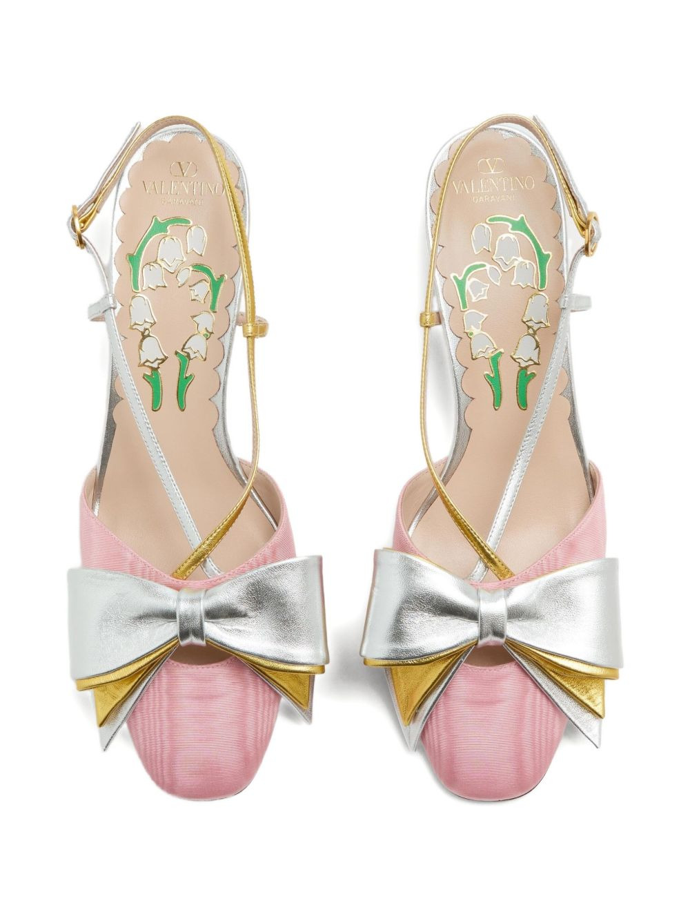 oversize bow detail pumps - 4