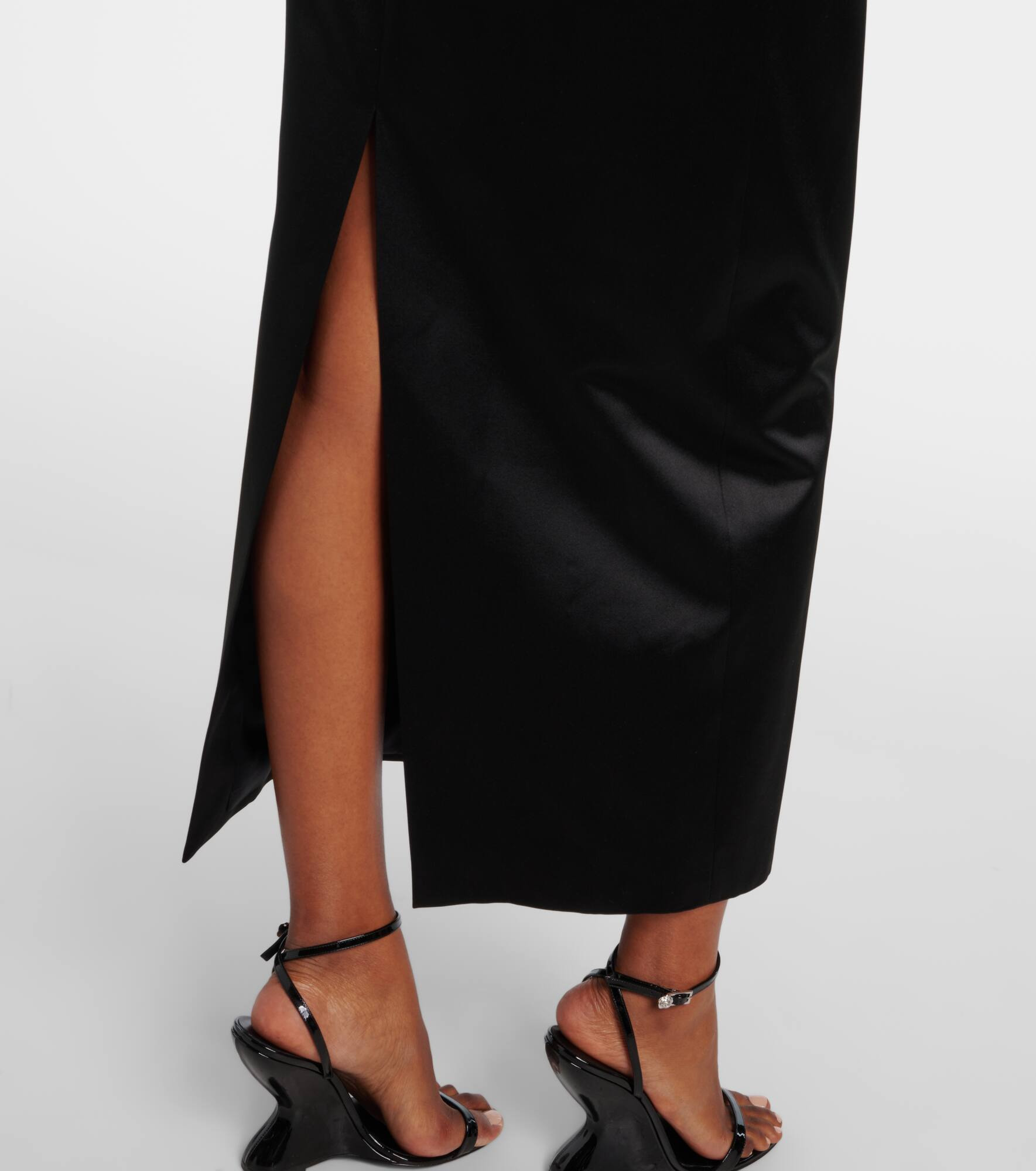 Silk midi dress - 6