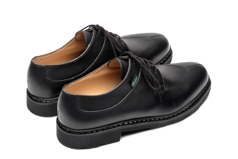 Paraboot Avignon Black Silk - Rubber Sole outlook