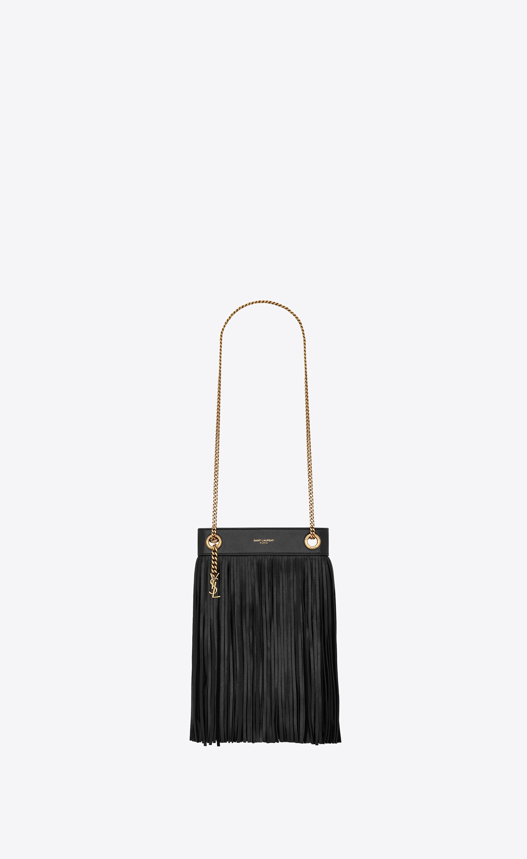 grace small chain bag in lambskin and suede - 1