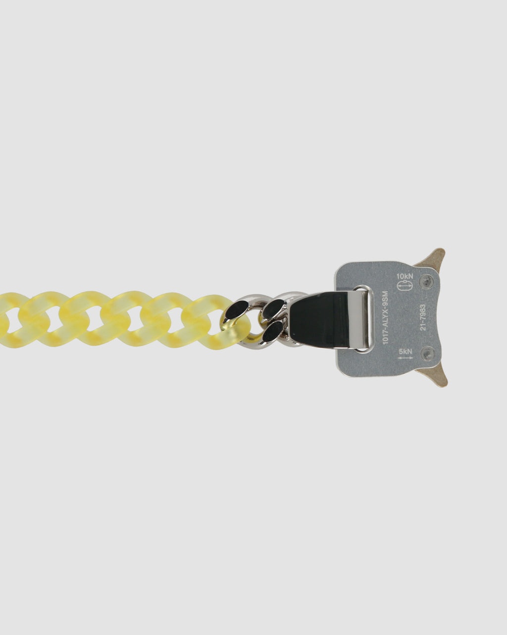 NYLON AND METAL CHAIN NECKLACE - 3