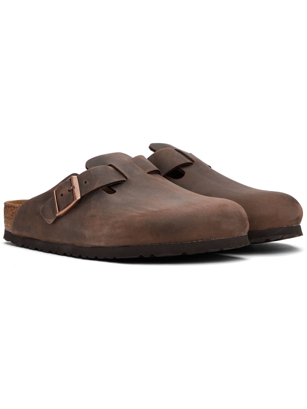 Brown Regular Boston Soft Footbed Slip-on Loafers - 4