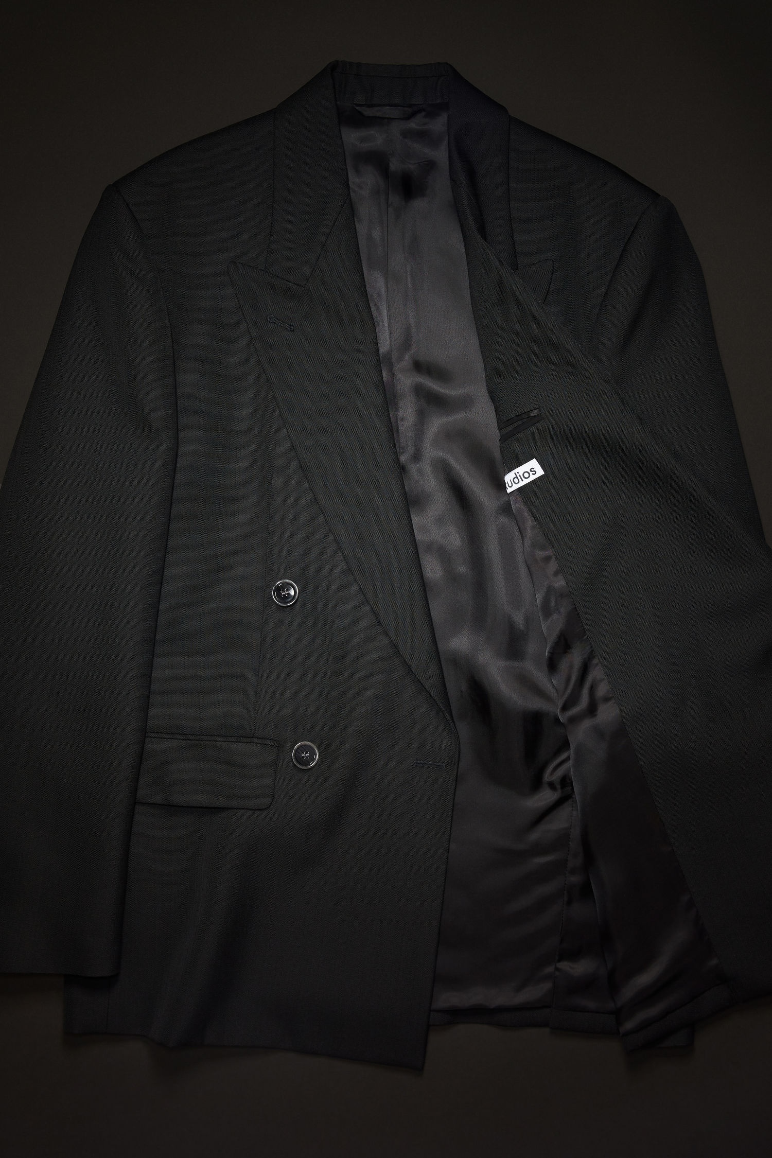 Double-breasted suit jacket black - 7