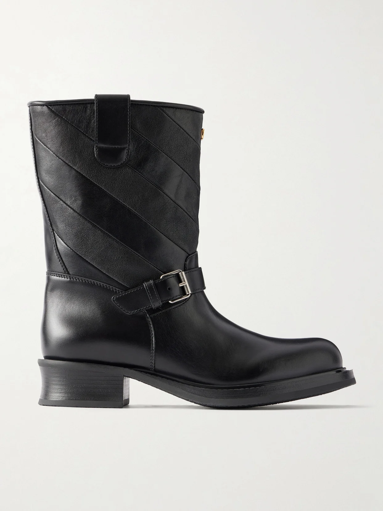 Bootie Patchwork Leather Ankle Boots - 1