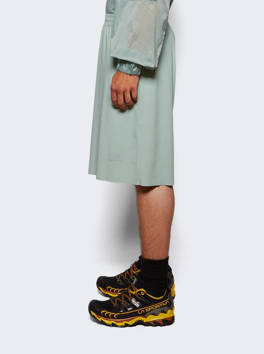 X Salomon D1 Shorts Jadeite - 3