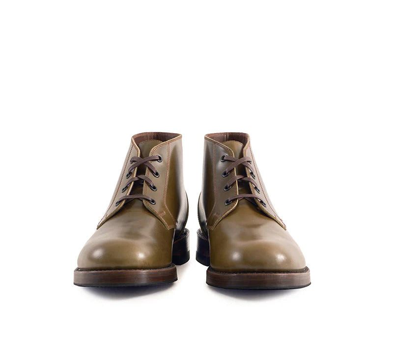 LK-022 Steadfast Chukka Shinki Hikaku Shell Cordovan Olive - 3