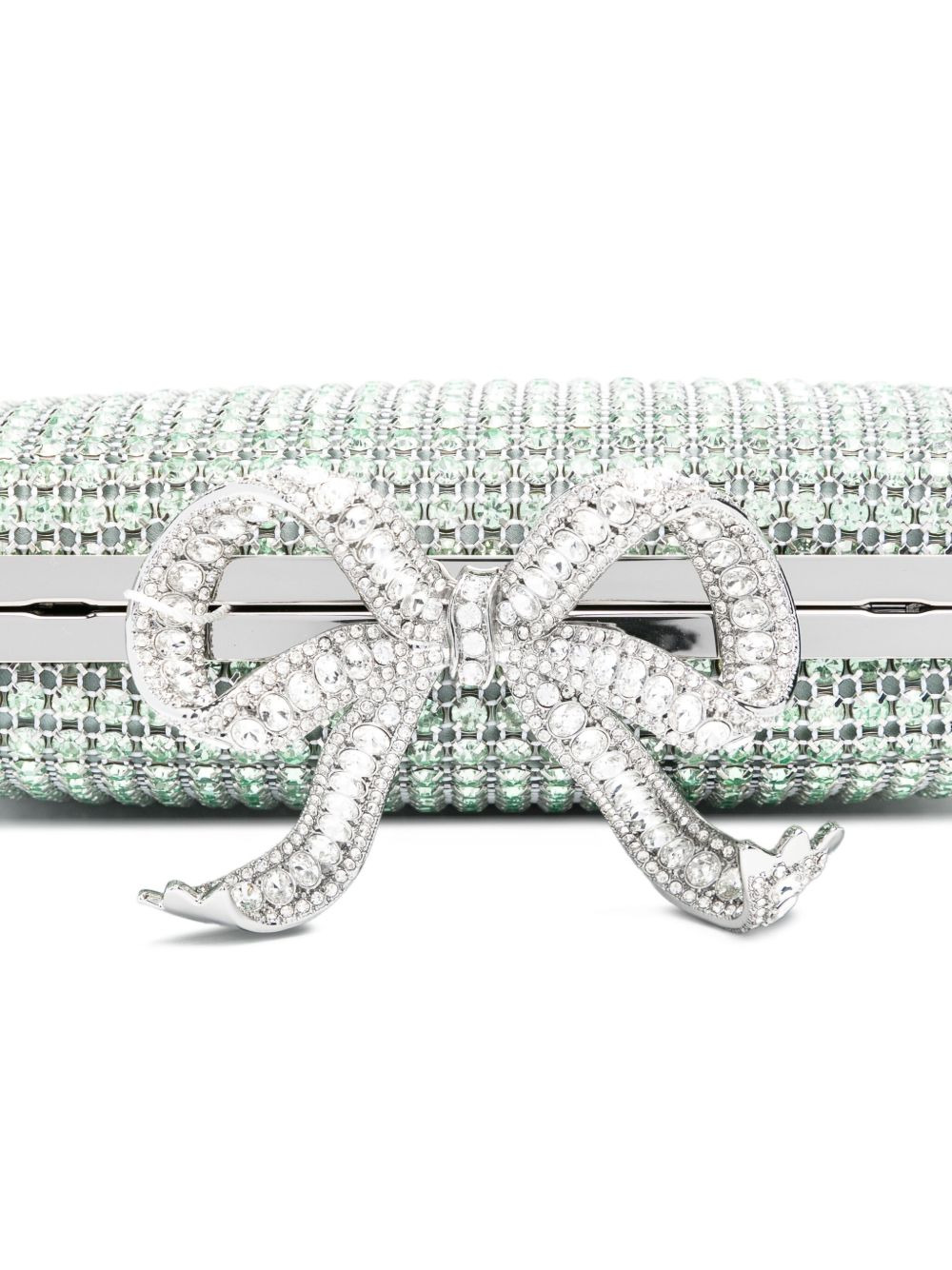 crystal-embellished clutch bag - 4