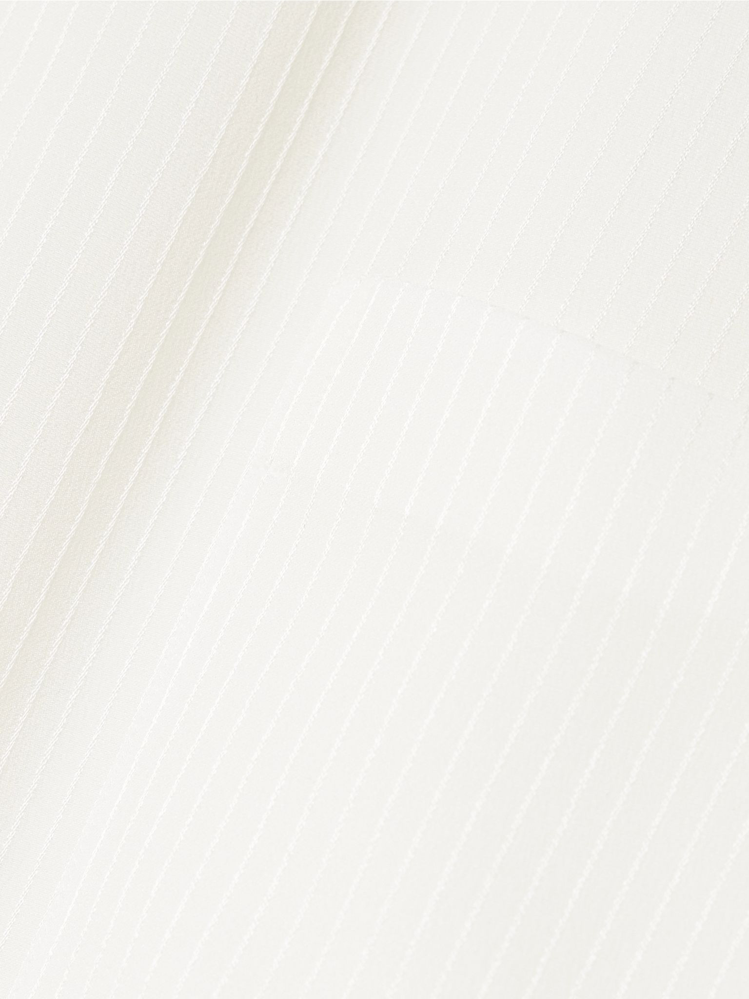 Embroidered silk-satin shirt White - 5