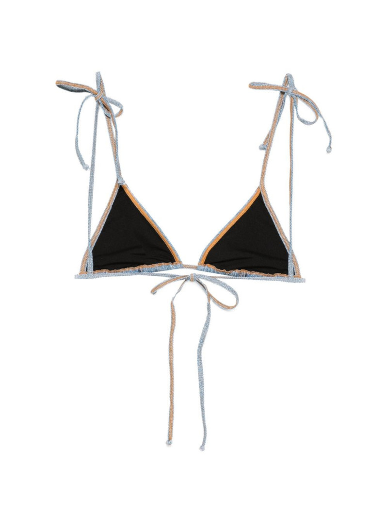 Diesel tie detail triangle bikini top outlook