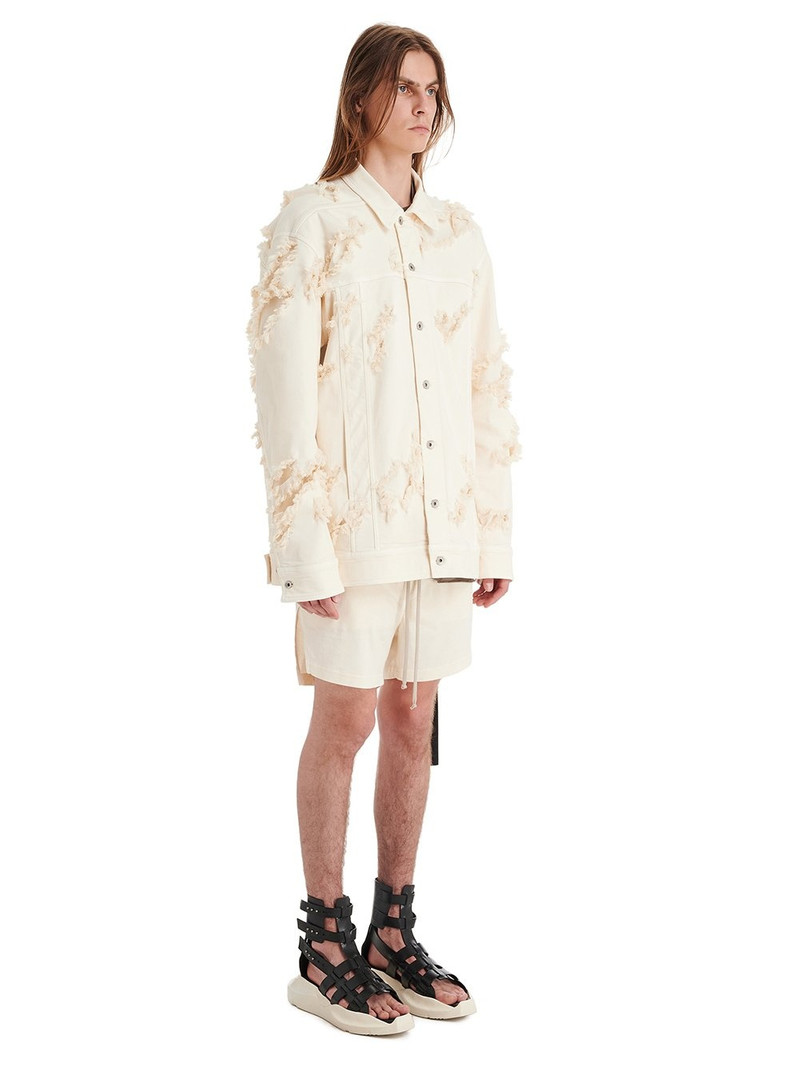 Off-White Distressed Denim Jacket 2