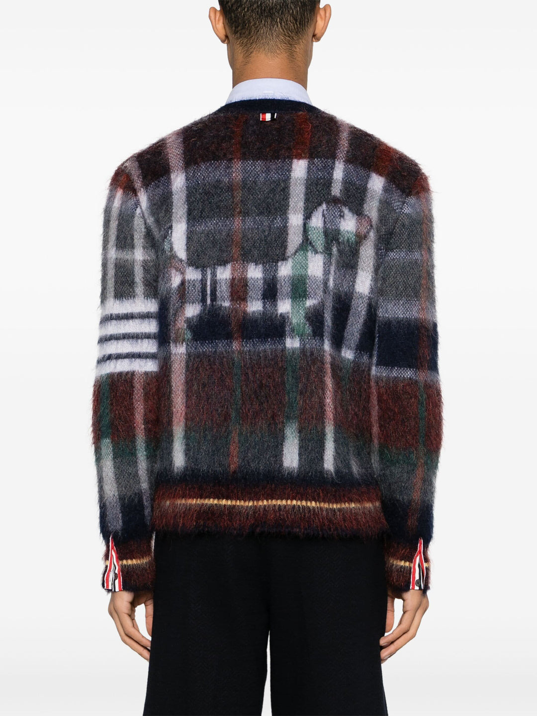 Gingham Hector Tartan Check Cardigan - 4