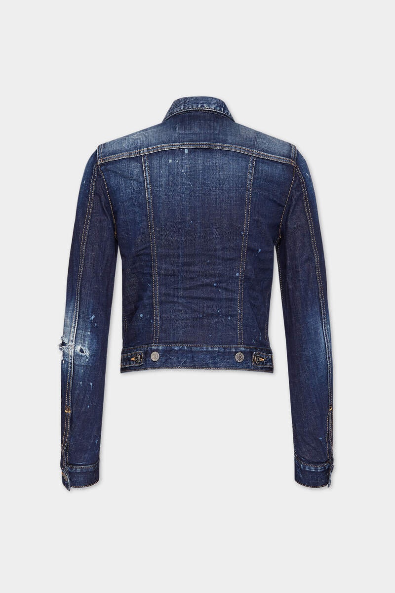 ★Dsquared2★DARK CB WASH CLASSIC DENIM WORKER JACKET★ DSQUARED2 DARK CB WASH CLASSIC DENIM WORKER JACKET | REVERSIBLE