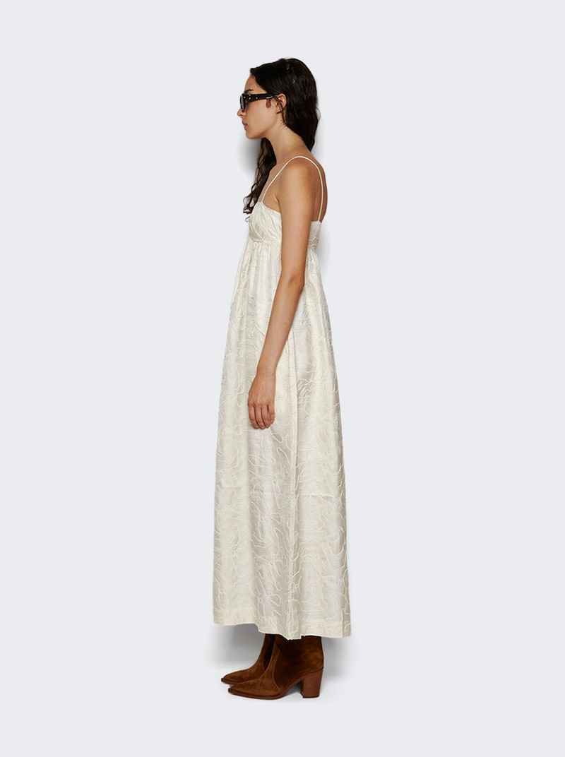 Cavola Embroided Long Dress Ivory 4