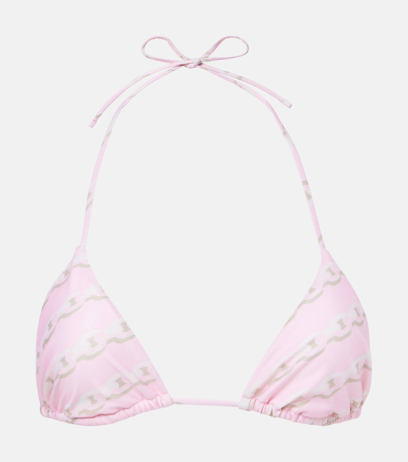 Printed bikini top - 1