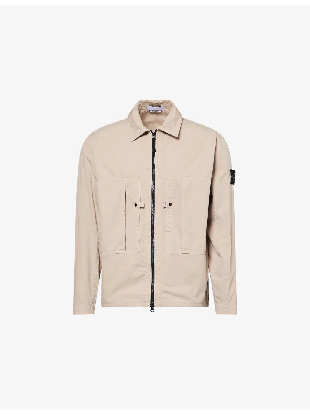 Ripstop Zip-Up Cotton Overshirt - 1