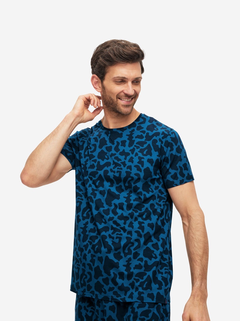 Men's T-Shirt London 7 Micro Modal Stretch Navy - 7
