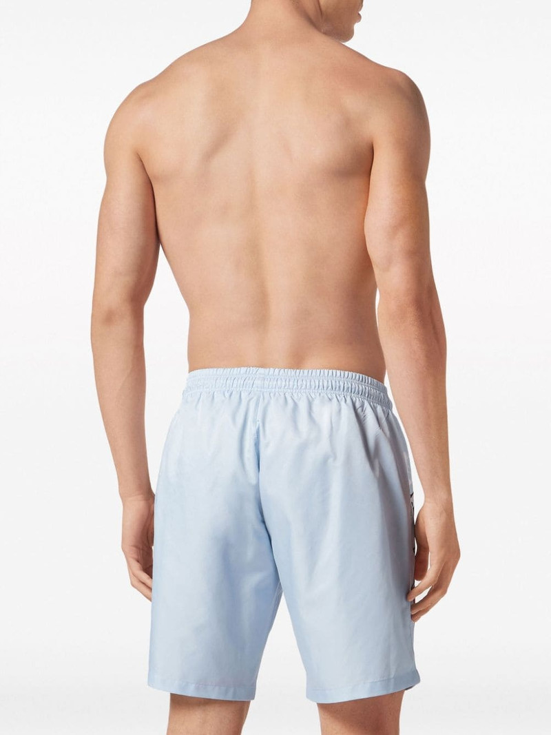 Bulldogs-print swim shorts 4