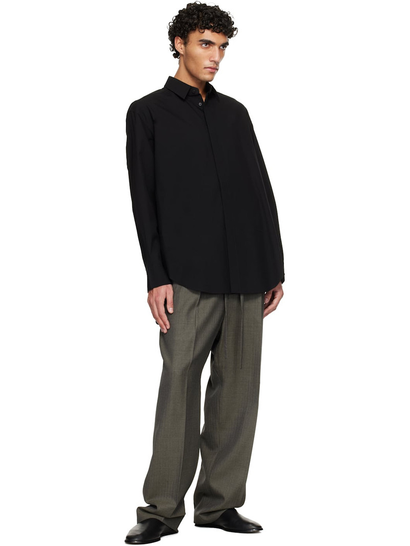 Fear of God Black Cotton Wool Oxford Classic Shirt outlook